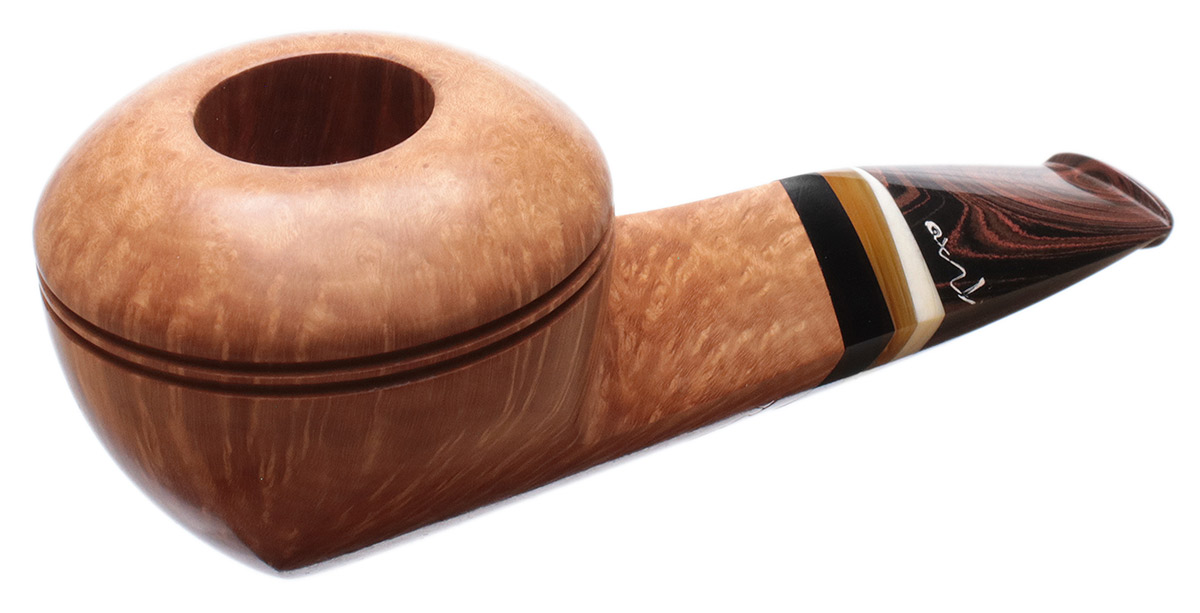 Tao Smooth Natural Bulldog with Antique Whale Tooth