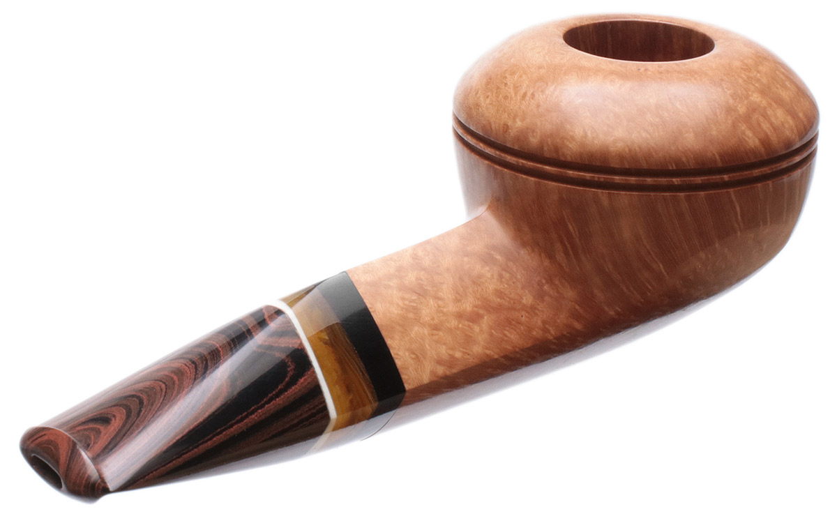 Tao Smooth Natural Bulldog with Antique Whale Tooth