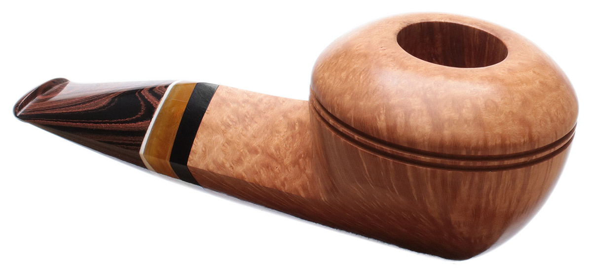 Tao Smooth Natural Bulldog with Antique Whale Tooth