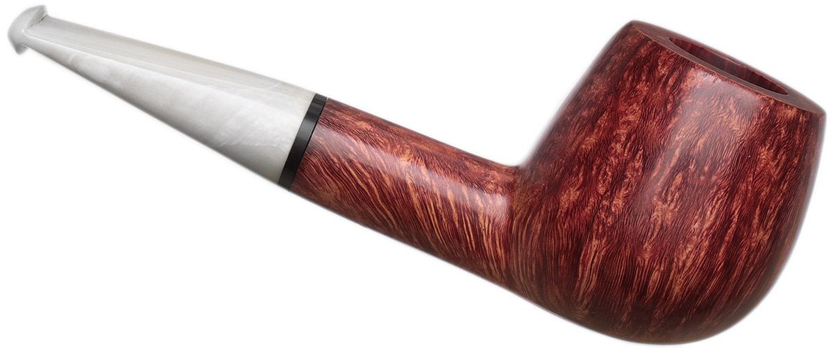 Tao Smooth Billiard with Antique Whale Tooth Stem