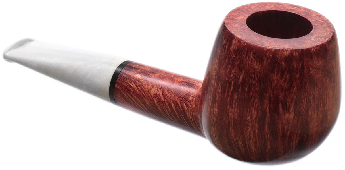 Tao Smooth Billiard with Antique Whale Tooth Stem