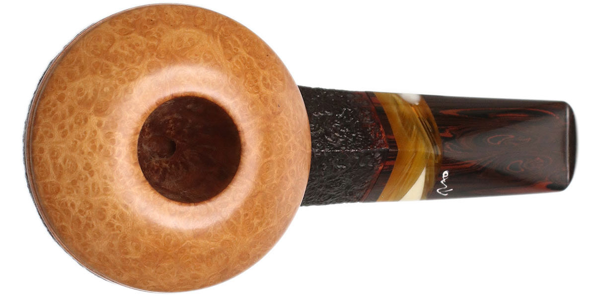 Tao Partially Sandblasted Bulldog with Antique Whale Tooth