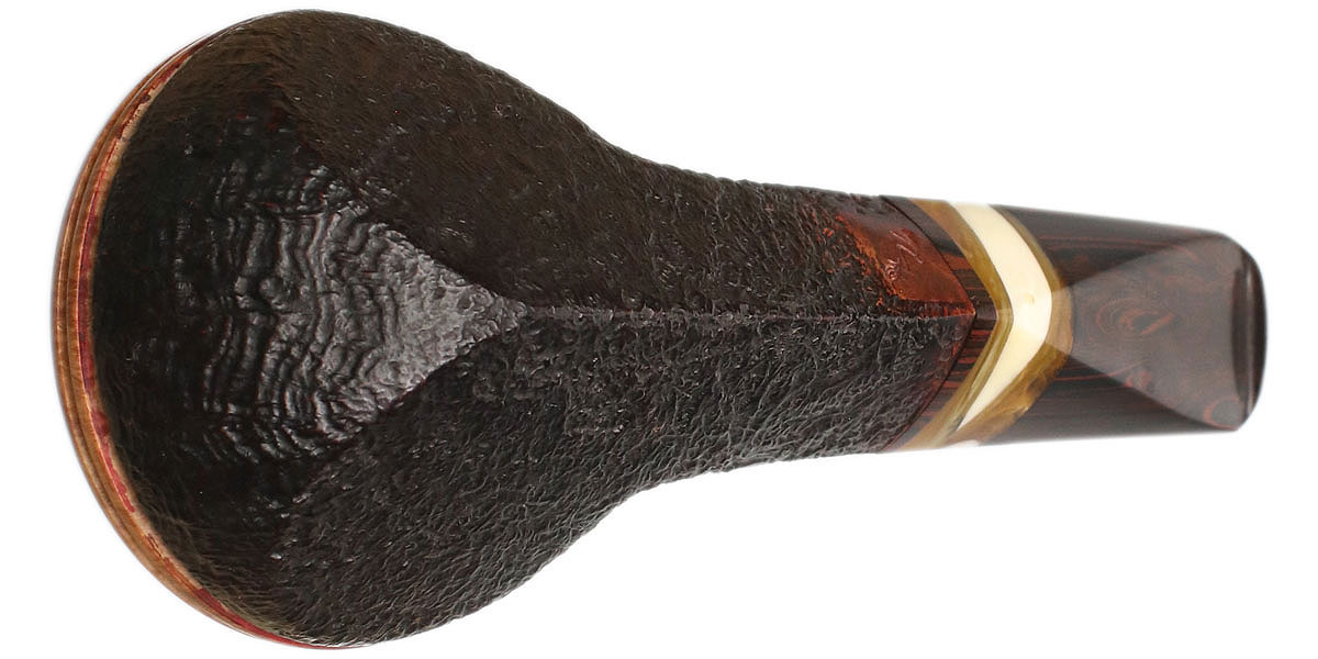 Tao Partially Sandblasted Bulldog with Antique Whale Tooth