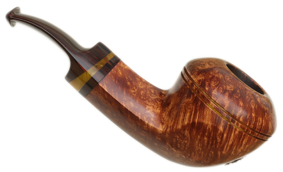 Tao Smooth Bent Bulldog with Silver