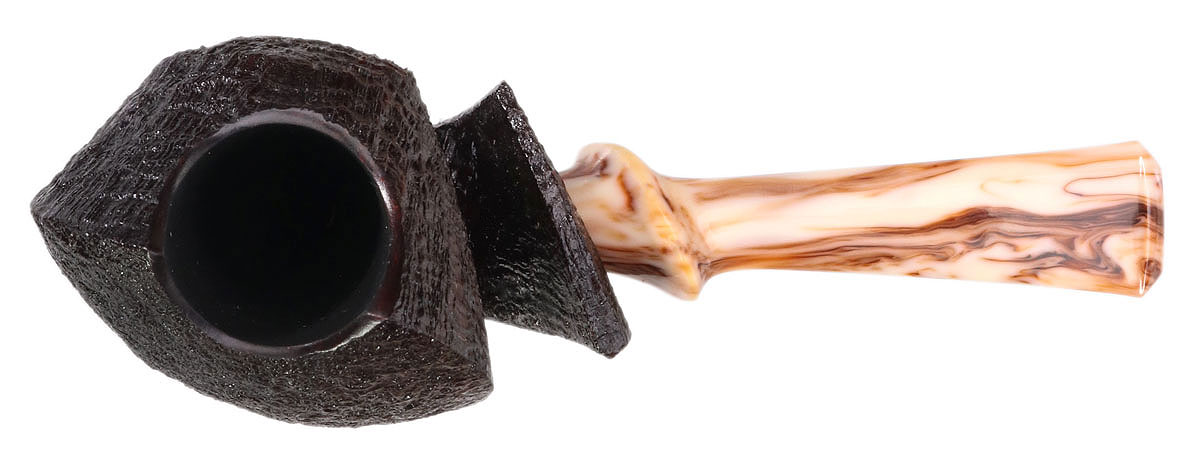 David Huber Sandblasted Blowfish with Bakelite (0622)