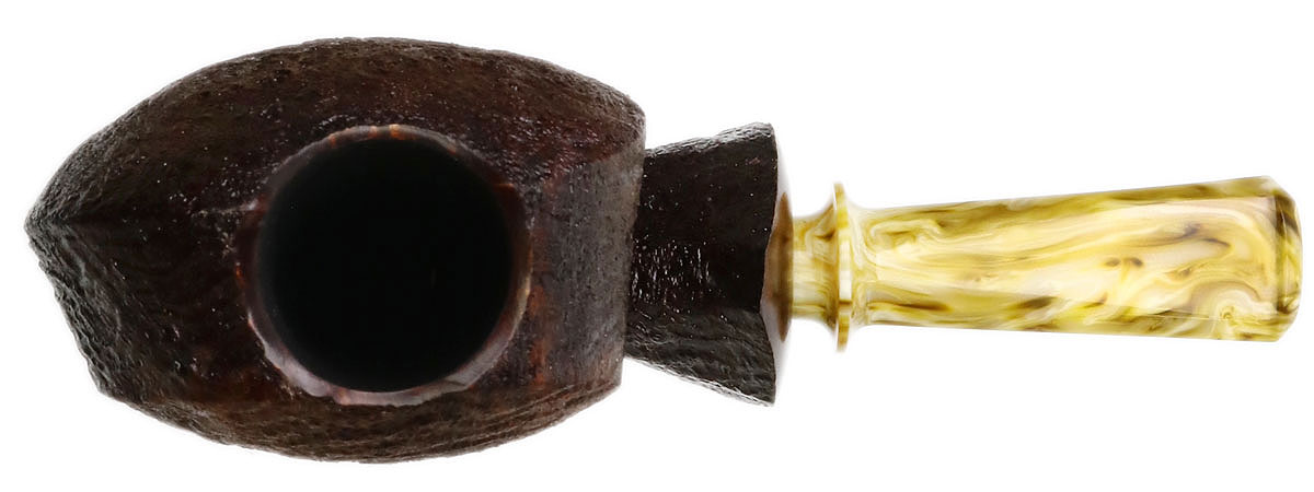 David Huber Sandblasted Fugu with Bakelite (6622)