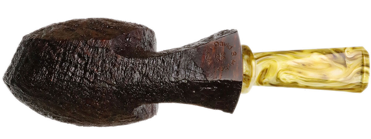 David Huber Sandblasted Fugu with Bakelite (6622)