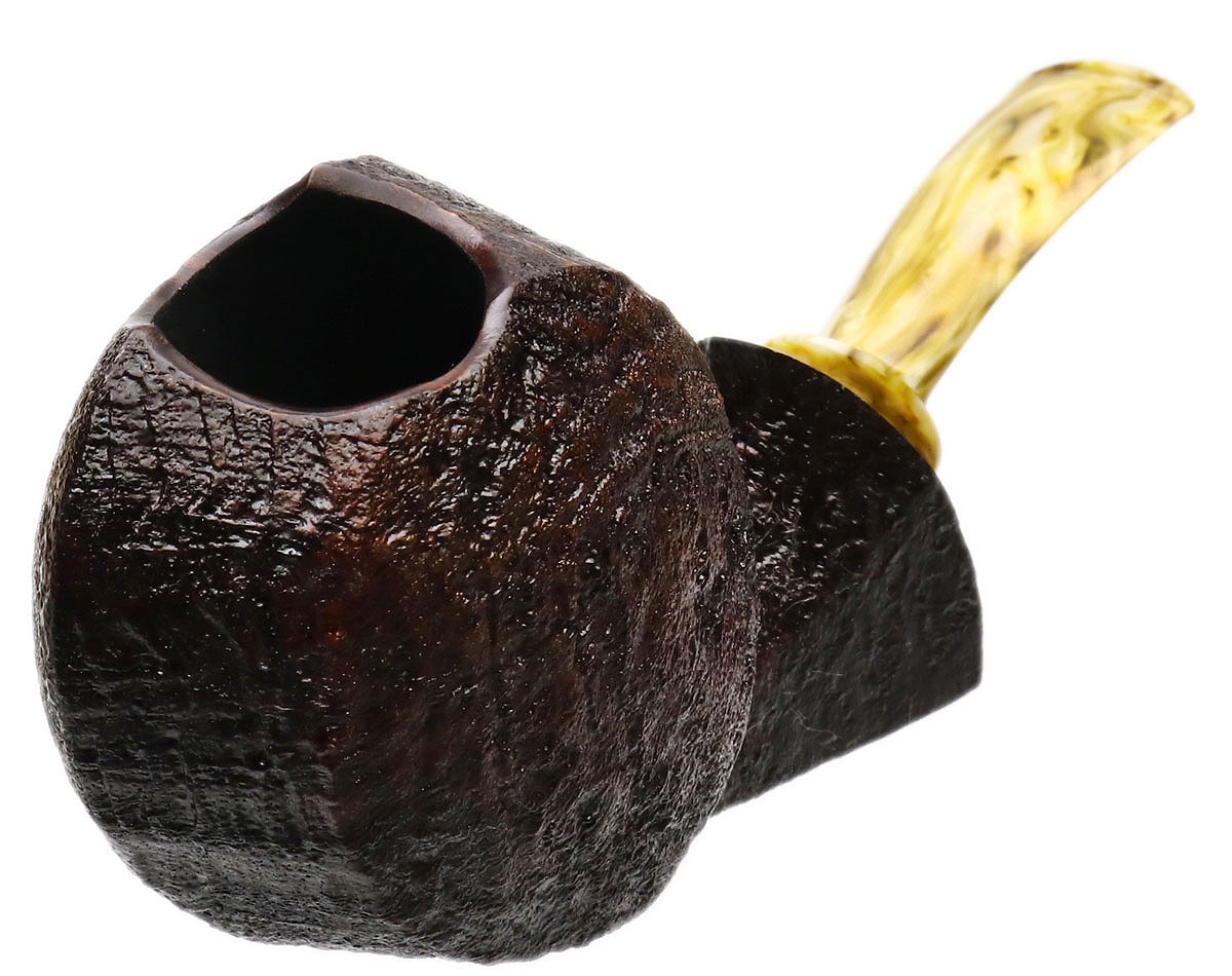 David Huber Sandblasted Fugu with Bakelite (6622)