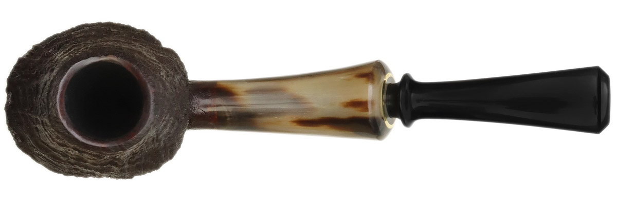 David Huber Sandblasted Volcano with Horn (2423)
