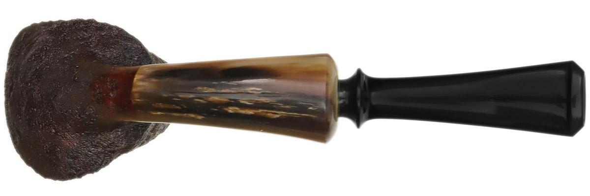 David Huber Sandblasted Volcano with Horn (2423)