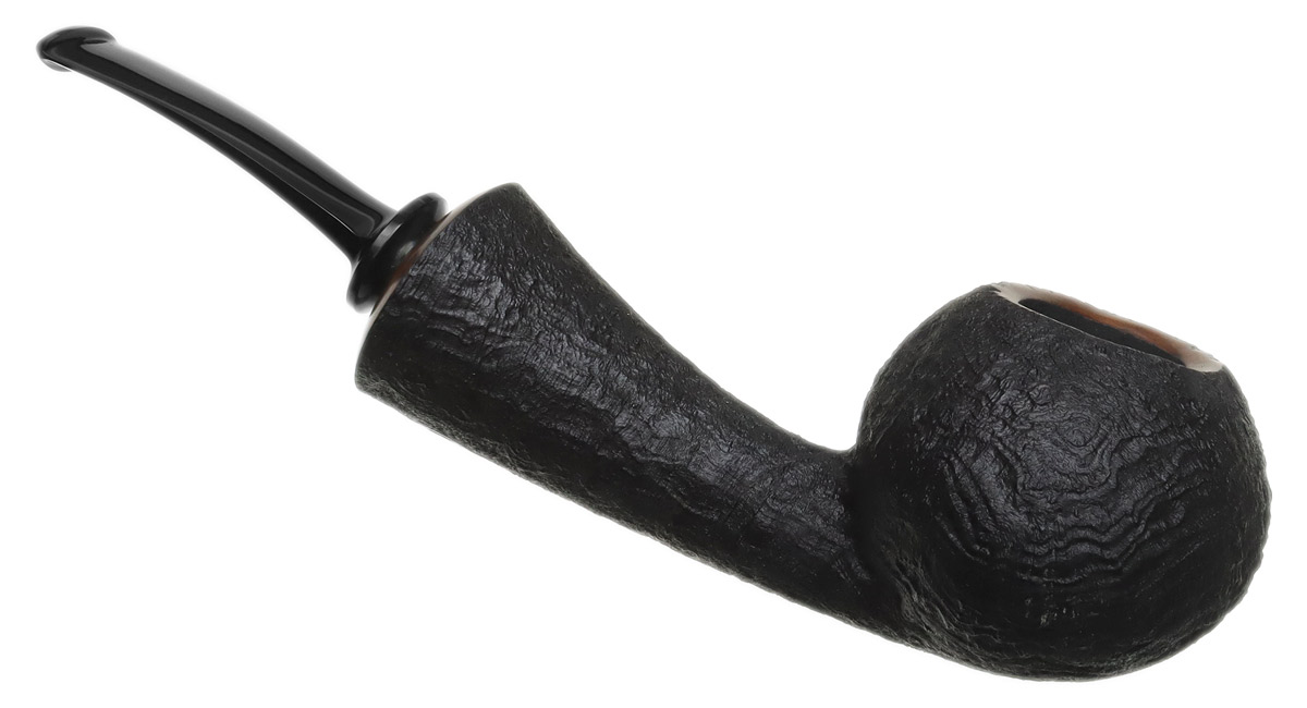 David Huber Sandblasted Long Shank Bent Apple (1624)