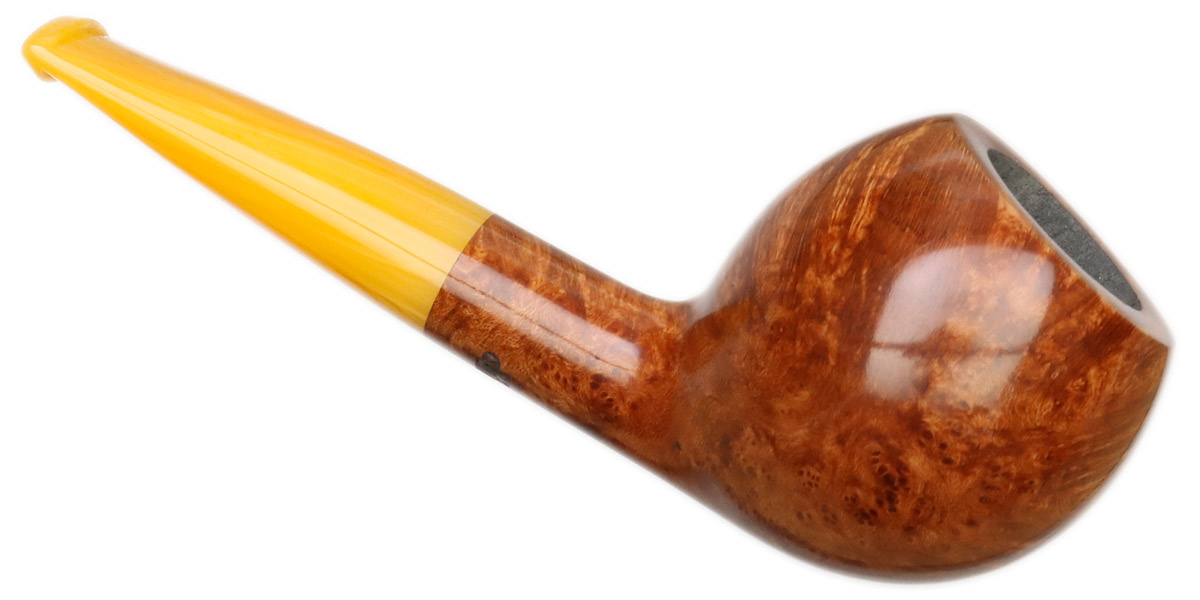 Moonshine Light Smooth Devil Anse with Amber Stem