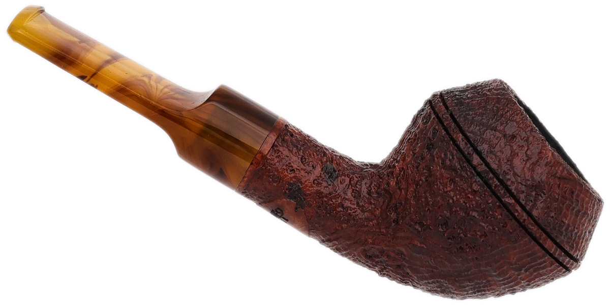 Moonshine Leather Sandblasted Devil Dog with Tortoise Stem