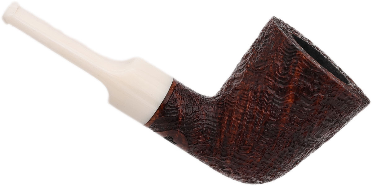 Moonshine Moonshine Leather Sandblasted Stublin with White Stem