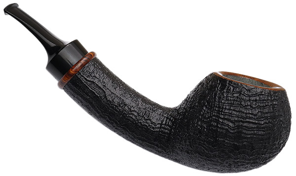 Micah Redmond Sandblasted Bent Apple with Rosewood
