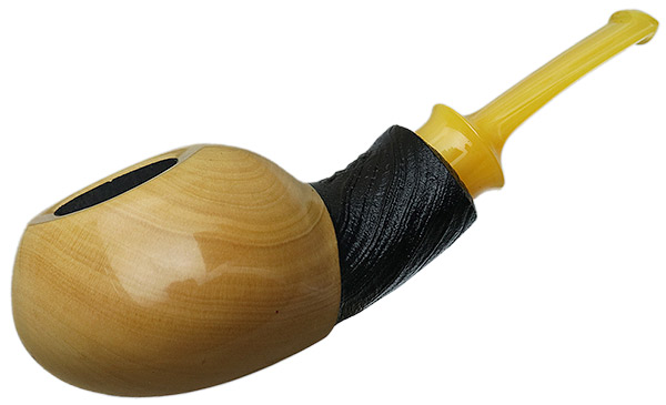 Micah Redmond Partially Sandblasted Boxwood Tomato with Bakelite