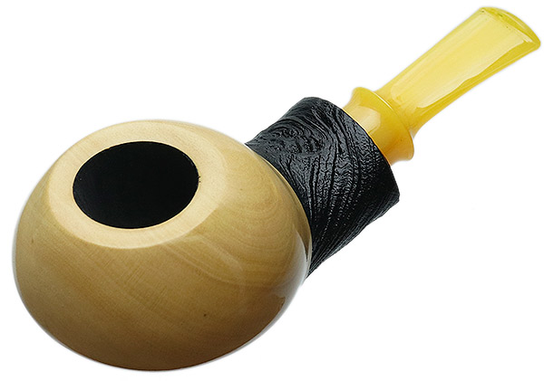 Micah Redmond Partially Sandblasted Boxwood Tomato with Bakelite