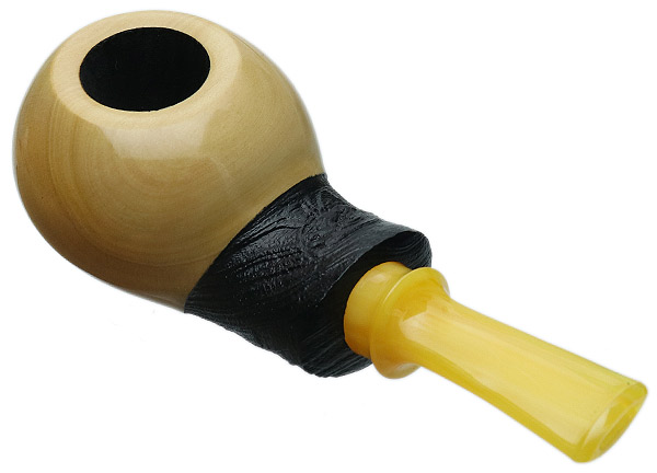 Micah Redmond Partially Sandblasted Boxwood Tomato with Bakelite