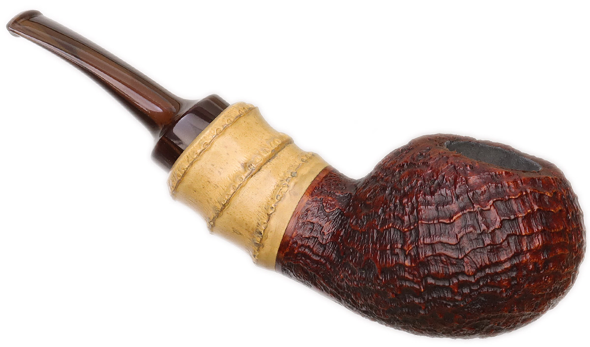 Micah Redmond Sandblasted Tomato with Bamboo and Bakelite