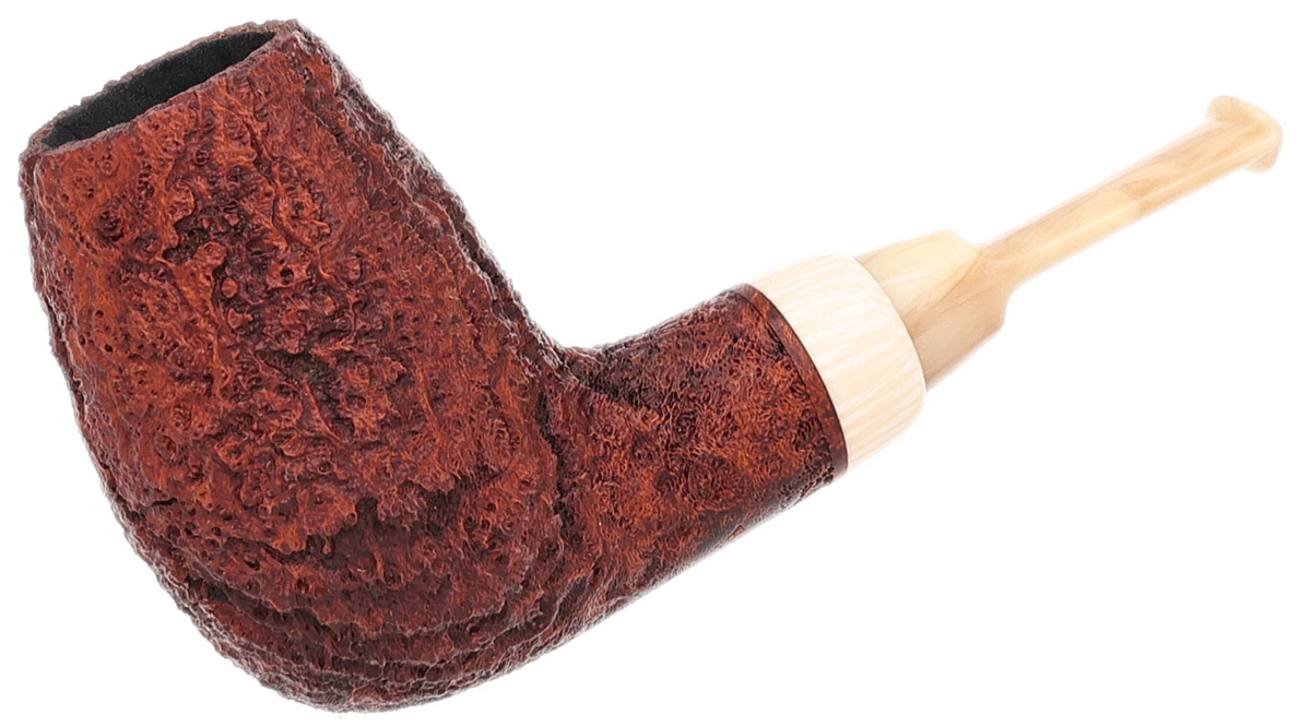 Micah Redmond Sandblasted Egg with Ivorite and Bakelite