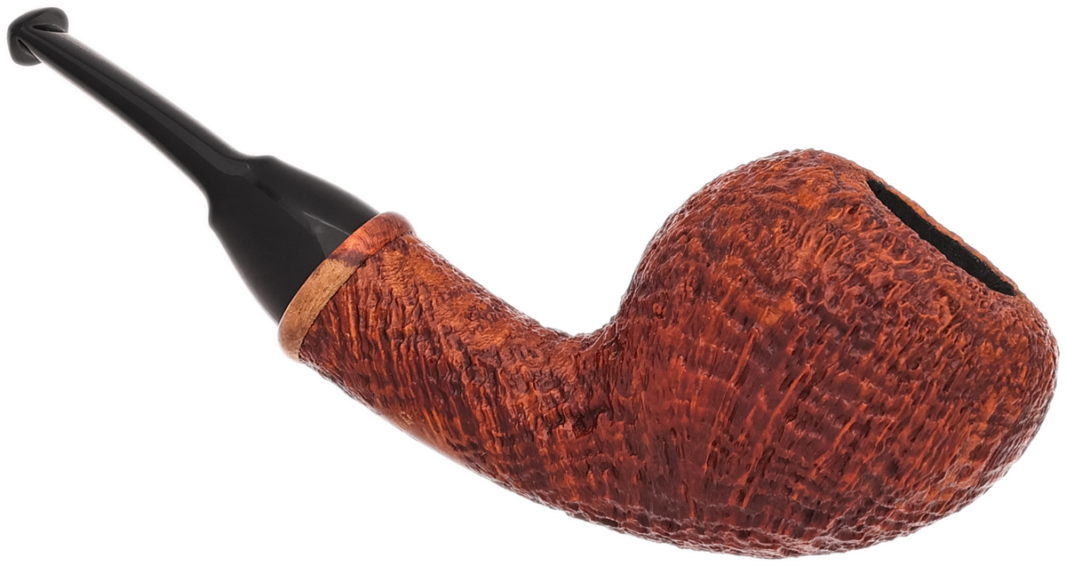 Micah Redmond Sandblasted Acorn with Amboyna Burl