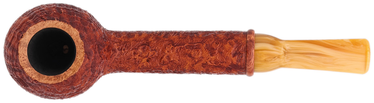Micah Redmond Sandblasted Long Shank Egg with Amboyna Burl