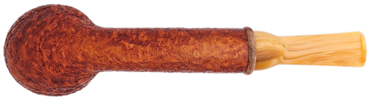 Micah Redmond Sandblasted Long Shank Egg with Amboyna Burl
