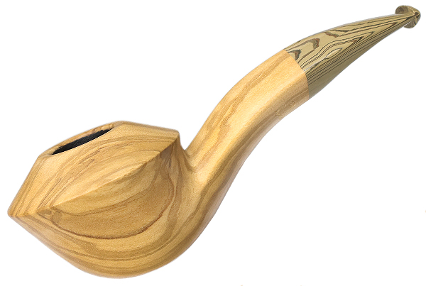 Silver Gray Smooth Olivewood Hawk Dog