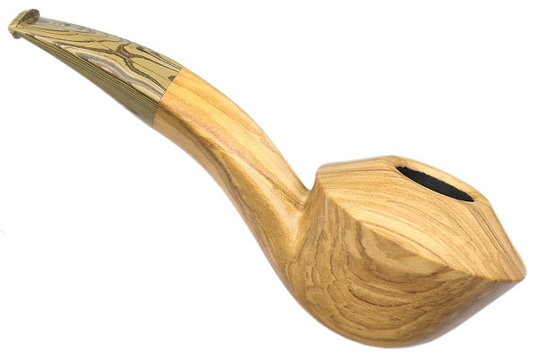 Silver Gray Smooth Olivewood Hawk Dog