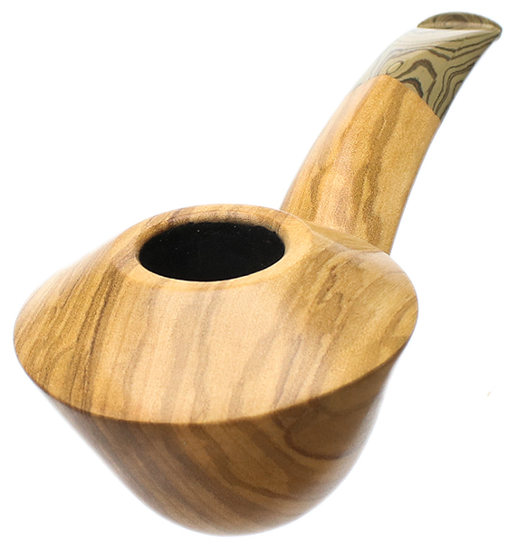 Silver Gray Smooth Olivewood Hawk Dog