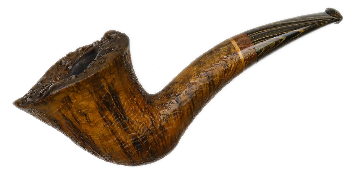 Silver Gray Sandblasted Dublin Hawkbill with Lacewood
