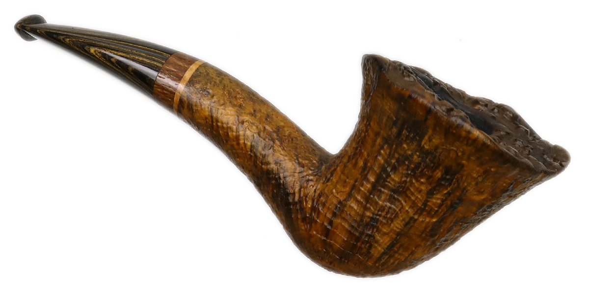 Silver Gray Sandblasted Dublin Hawkbill with Lacewood