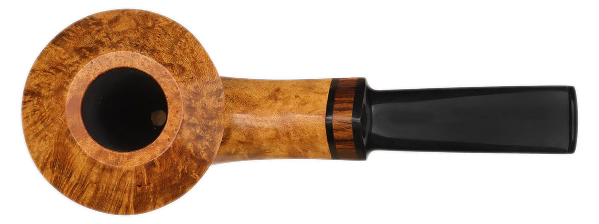 Silver Gray Smooth Bent Bulldog with Cocobolo