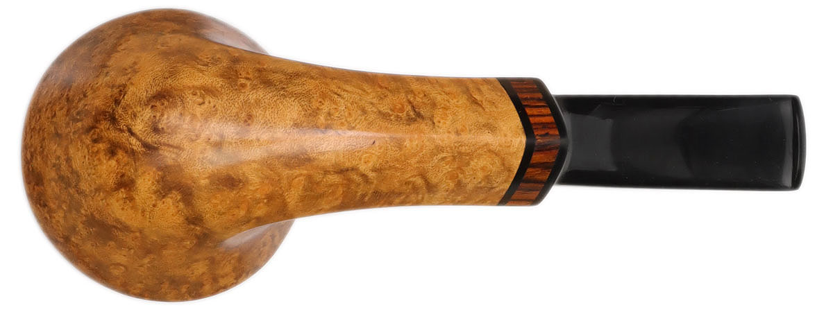 Silver Gray Smooth Bent Bulldog with Cocobolo