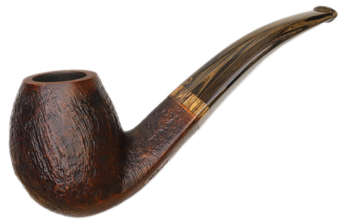 Silver Gray Sandblasted Eskimo Egg with Cocobolo