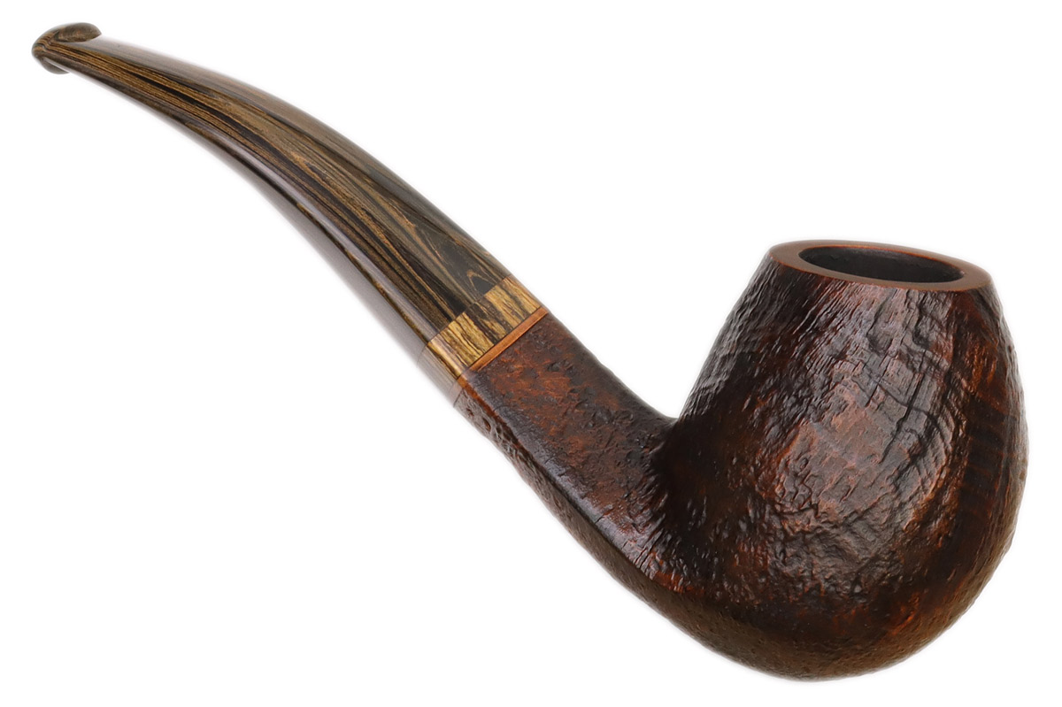 Silver Gray Sandblasted Eskimo Egg with Cocobolo