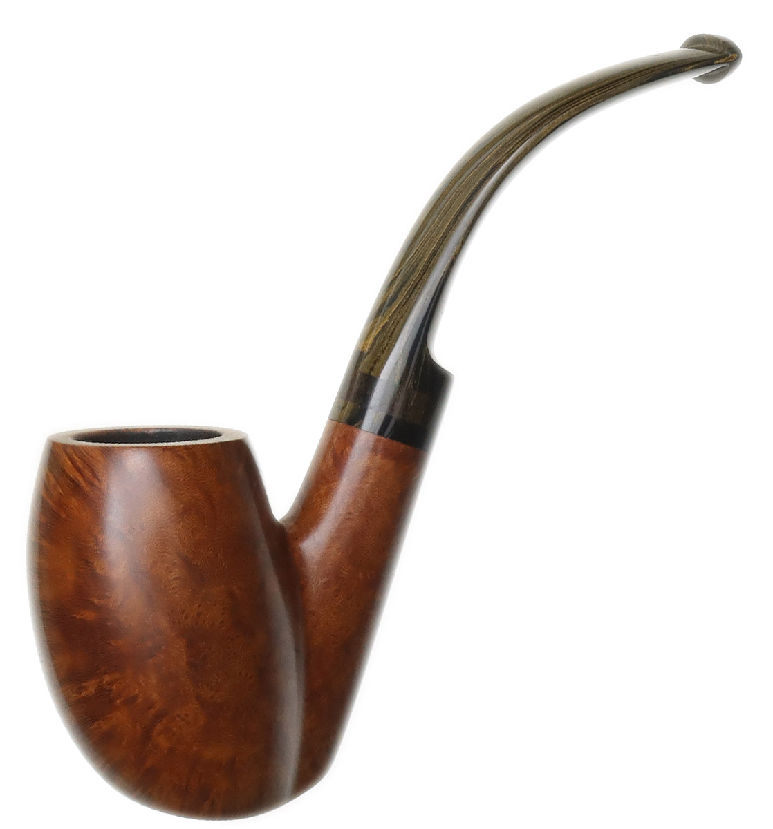 Silver Gray Smooth Oom Paul with Ziricote