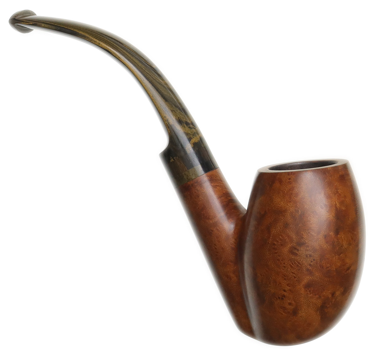 Silver Gray Smooth Oom Paul with Ziricote