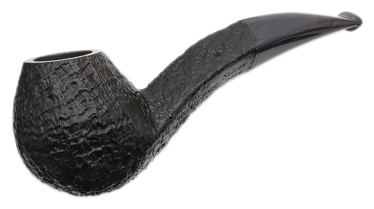 Sandblasted Hawkbill Tobacco Pipe