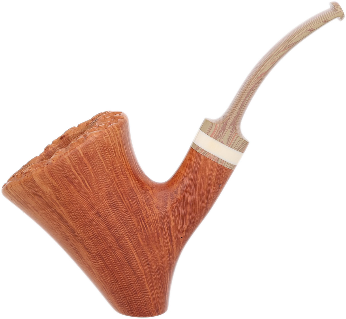 Silver Gray Smooth Bent Dublin Sitter with Mammoth (2024)