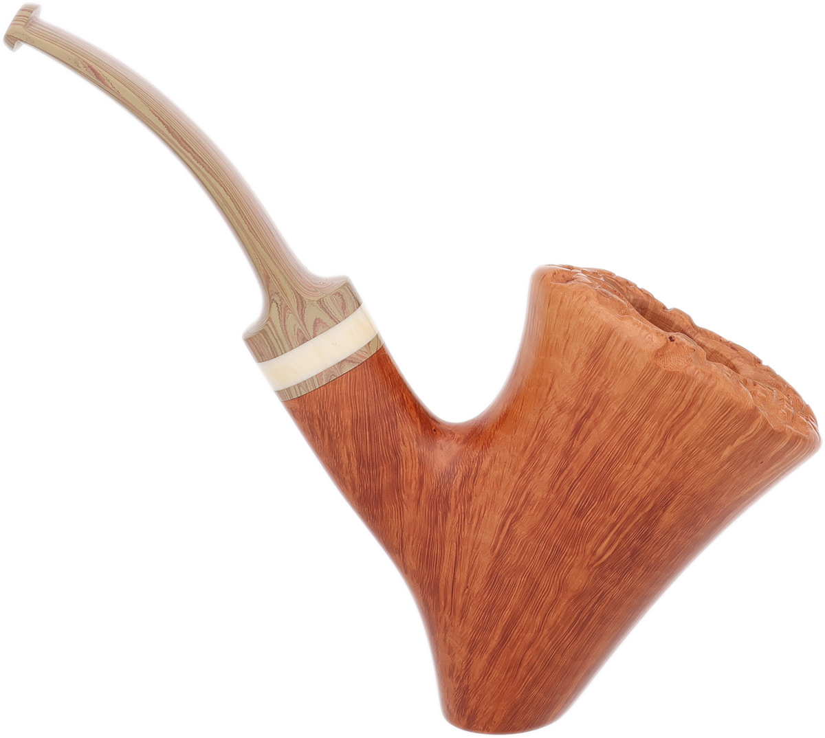 Silver Gray Smooth Bent Dublin Sitter with Mammoth (2024)