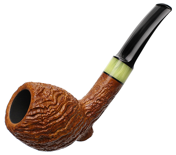 Ryan Alden Sandblasted Cutty Sitter with Bakelite (King of Clubs)