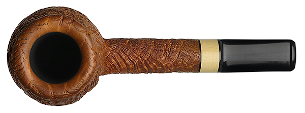 Ryan Alden Sandblasted Strawberry Wood Billiard with Boxwood (Queen of Hearts)
