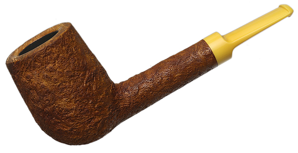 Ryan Alden Sandblasted Billiard with Bakelite (Queen of Hearts)