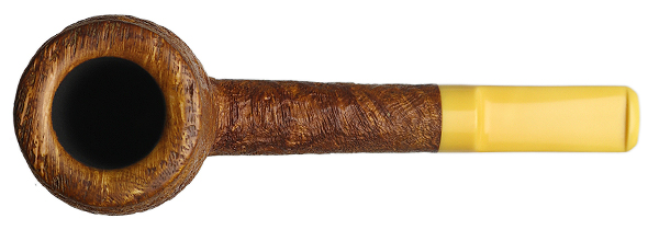 Ryan Alden Sandblasted Billiard with Bakelite (Queen of Hearts)