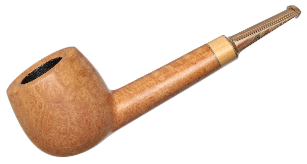 Ryan Alden Smooth Long Shank Pot with Boxwood (Ace of Spades)