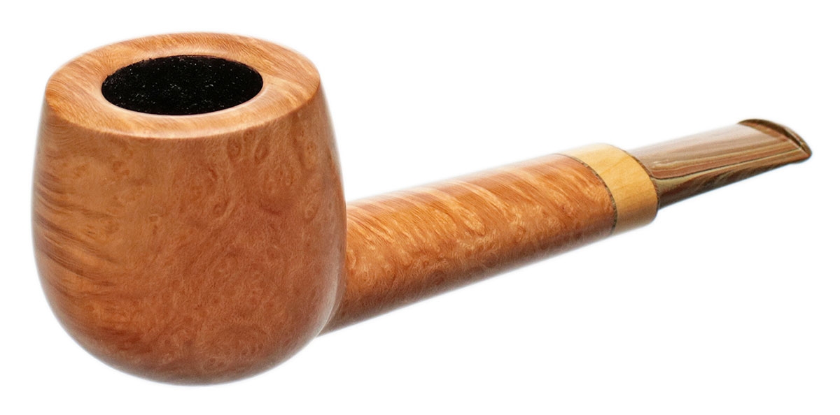 Ryan Alden Smooth Long Shank Pot with Boxwood (Ace of Spades)