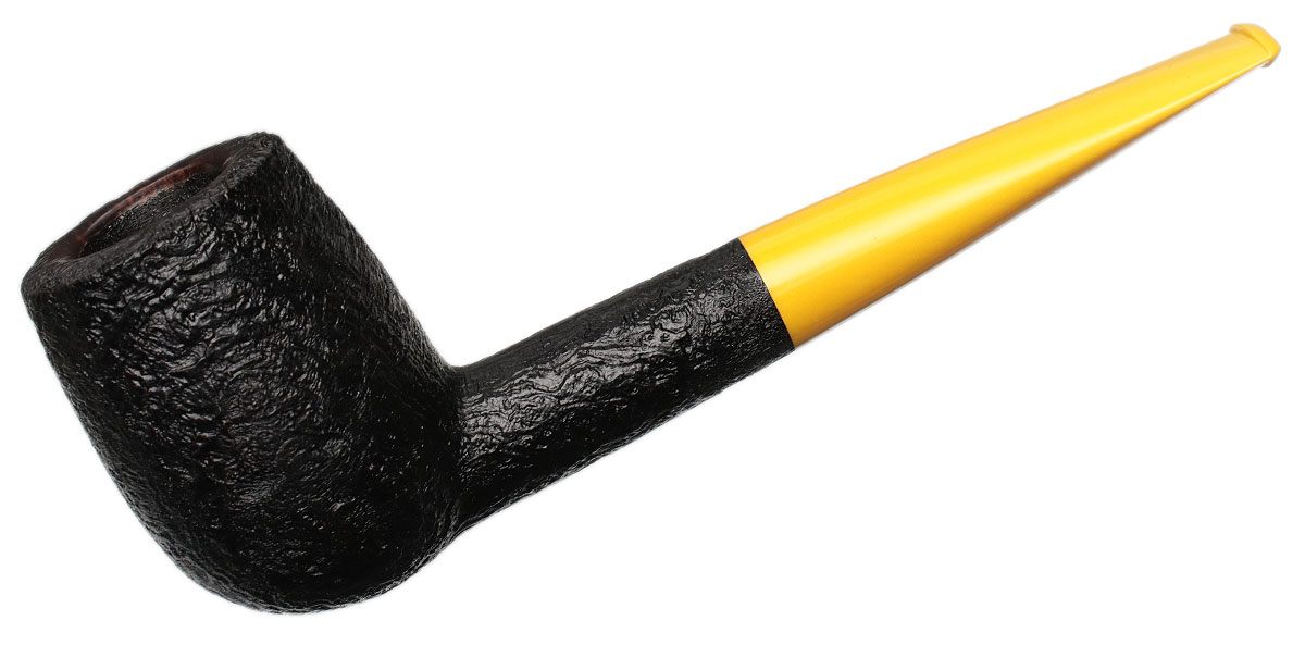 Ryan Alden Sandblasted Billiard with Bakelite (Queen of Hearts)