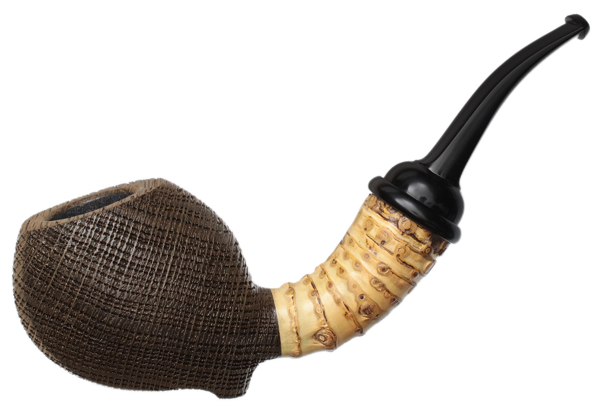 Ryan Alden Sandblasted Morta Fig with Bamboo (King of Clubs)