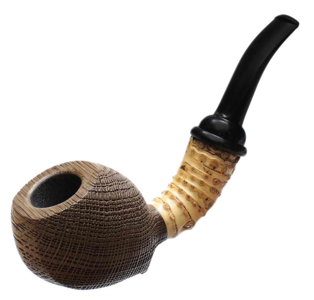 Ryan Alden Sandblasted Morta Fig with Bamboo (King of Clubs)